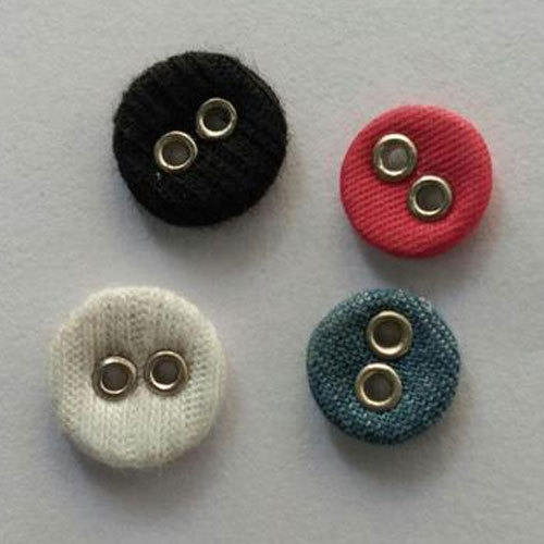Round Fabric Garment Button, Packaging Type : Packet