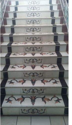 Marble Inlay Staircase
