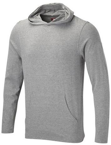 Gray Mens Hooded T-Shirt