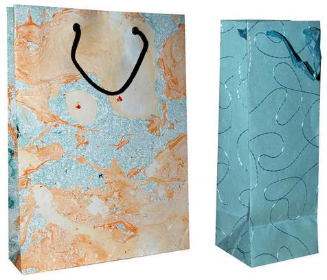 Marbled Paper Bags