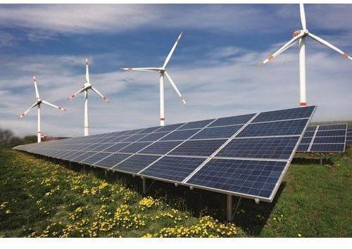 Solar Wind Hybrid Power Plant