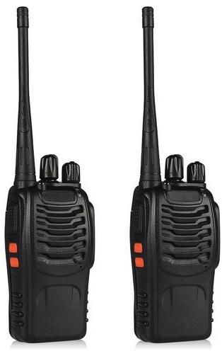 Brochure Walkie Talkie, Color : Black