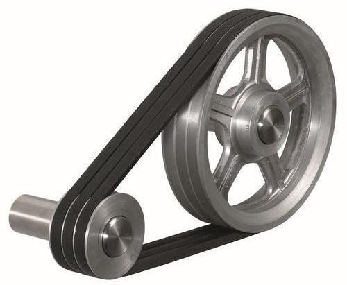 Non Coated Metal Industrial Belt Pulley, Size : 15-30Inch