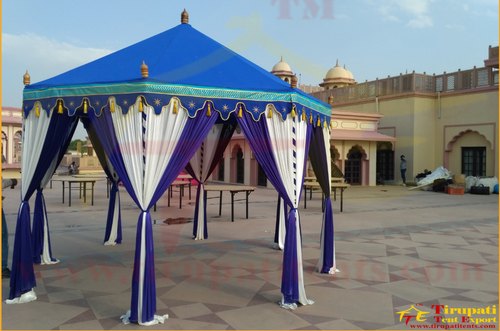 Polyester Luxury Pavilion Tent, Size : 4m diameter, 5m diameter, 6m diameter