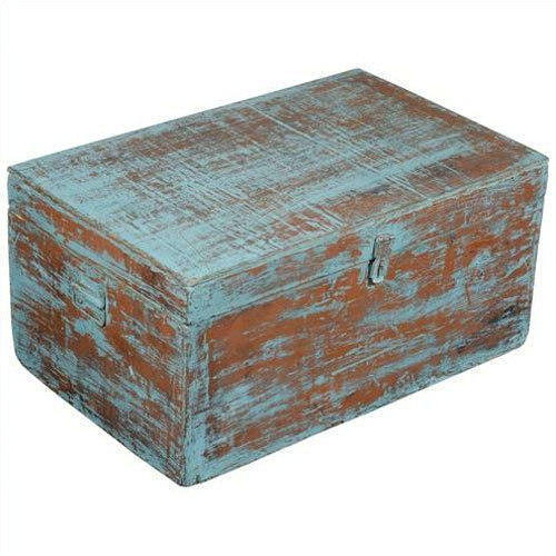 Wood Storage Trunk