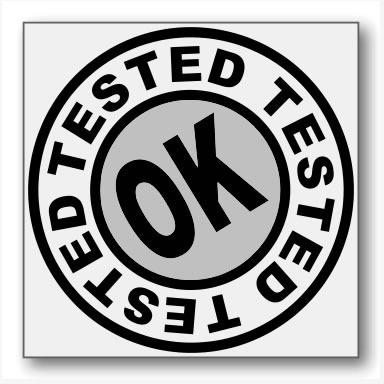 Ok Tested QC Sticker at Rs 5 / Piece in Ahmedabad Parshv Enterprise