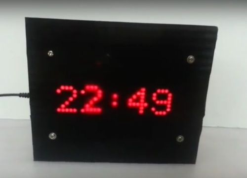 Battery Non Polished Fibre Matrix Digital Clock, Style : Antique, Classy