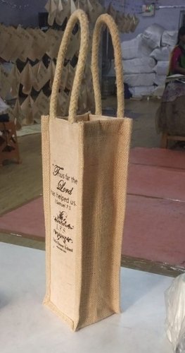 Deshkari Eco Friendly Jute Potlis Pouches for Gift Bag with Ganesh Print |  Return gift bag | Wedding gift bags| Dry fruits potlis