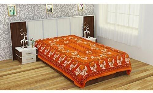 Printed Designer Cotton Bed Sheets, Size : Standard