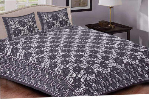Printed Twin Cotton Bed Sheets, Size : Standard
