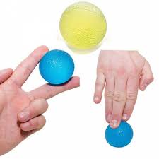 Plain Rubber Hand Exercise Ball, Shape : Round