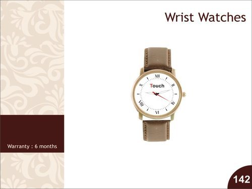 Unisex Stainless Steel Wrist Watch