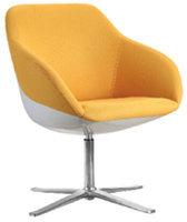 Yellow And White Lounge Chair