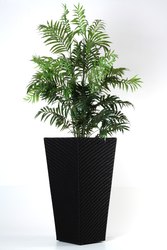 Black Wicker With Aluminium Frame