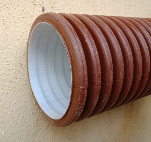 Wall corrugated hdpe pipe