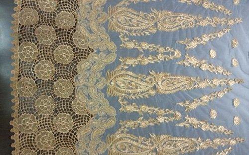 Printed embroidery fabric, Color : Multiple