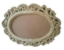 White Wood Mirror Frame