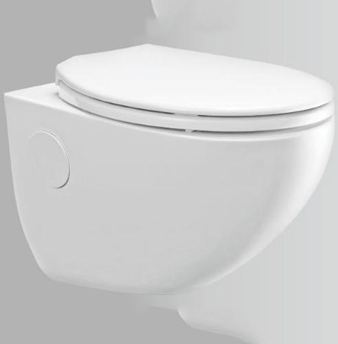 Cera White Clean Rim Wall Hung EWC Toilets