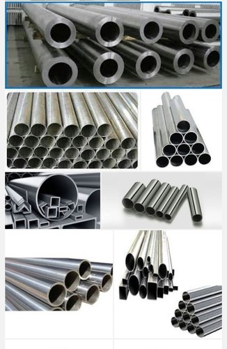 Round stainless steel pipes