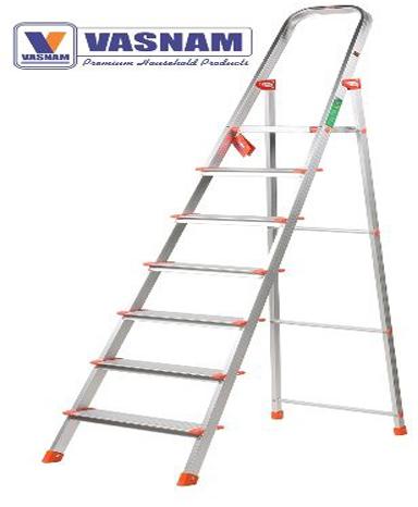 Vasnam Aluminium Step Ladder 6+1, for Construction, Home, Industrial, Feature : Durable, Eco Friendly