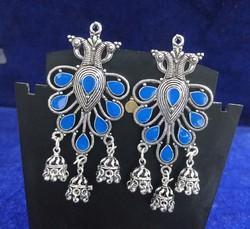 Alloy Steel Non Polished Peacock Earings, Packaging Type : Fabric Bag, Plastic Box, Velvet Box, Wooden Box