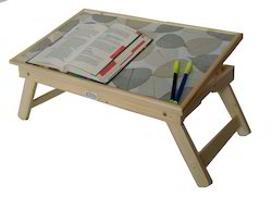 Wood Foldable Study Table, for Study/writing/laptop/, Color : wooden Finish