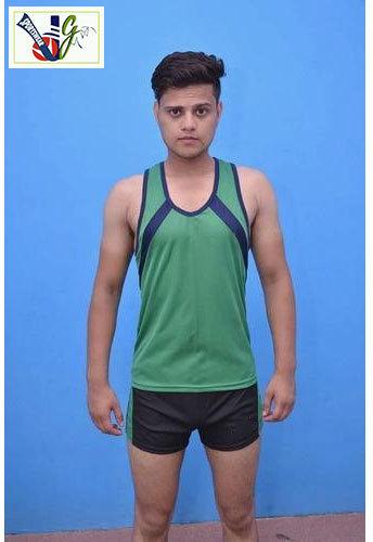 PP Mens Athletic Uniform Kit, Color : Green, Black