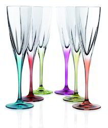Polished Champagne Flute Glasses, for Decoration, Gifting, Beer, Champion, Feature : Durable, Easy To Carry