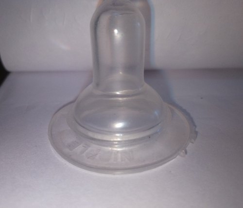 Plain Rubber Baby Nipple, Color : Transparent, White