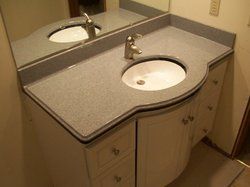 Granite Non Polioshed Bathroom Counter, For Bathroom , Feature : Crack Resistance, Fine Finished, Optimum Strength