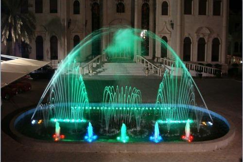 Musical water fountain