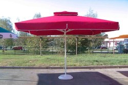 Square round shape Waterproof Fabric Garden Umbrella, Size : 6 ft to15 ft