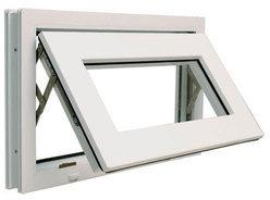 White UPVC Top Hung Window