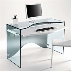 Descogram Glass Computer Tables, Color : Customized