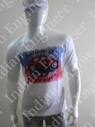 Polyester/Nylon Round Casual T- Shirt