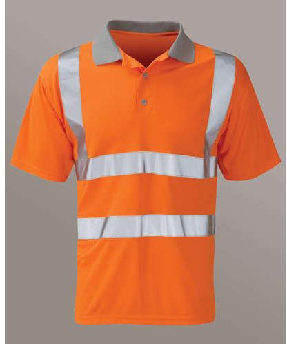 Plain Safety T-shirt, Color : Orange