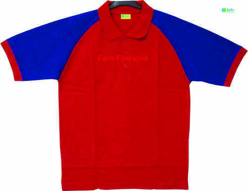 t shirt blue and red