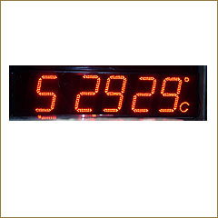Temperature Digital Clock, Packaging Type : Plastic Box, Thermocol Box