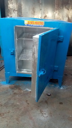 Semi-Automatic Double Door Mild Steel Industrial Oven, Display Type : Digital