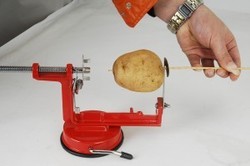 Metal Automatic Alloy Metal Spiral Potato Cutter, for Home, Kitchen, Restaurant, Packaging Type : Box