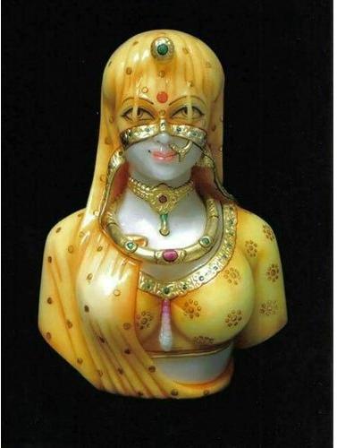 Bani Thani Marble Statue, for Decoration, Packaging Type : Carton Box