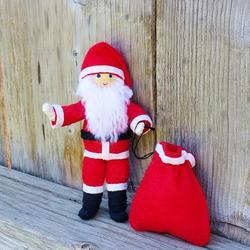 White Red Black Santa Claus Toy, Packaging Type : Packet