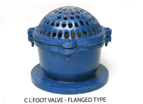 Flanged Type C.I Foot Valve, Size : 15MM TO 300MM