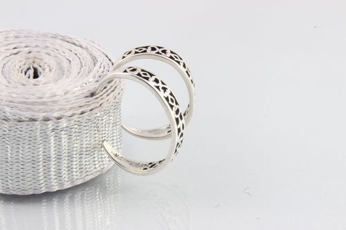 925 Sterling Silver Non Polished toe ring, Packaging Type : Fabric Bag, Plastic Box, Plastic Packet