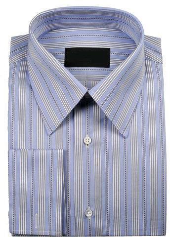 Focus Striped Cotton Shirt, Size : XS, Small, Medium, Large, XL