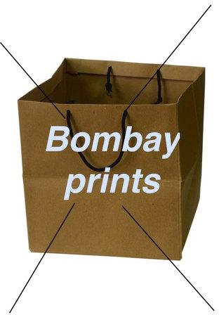 Bombay Prints Cake paper Bag, Color : Brown