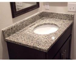 Rectangular Granite Bathroom Counter, Color : Black, Blue, Creamy, Golden, Grey, Red, Silver, White
