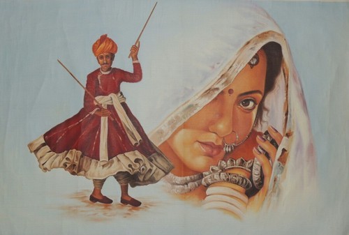 Rajasthani Dance Painting