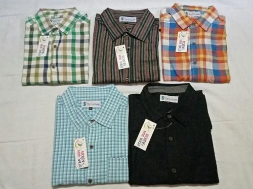 Ssf brand Cotton stripe shirt, Pattern : Slimfit
