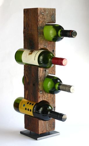 Wooden bottle racks